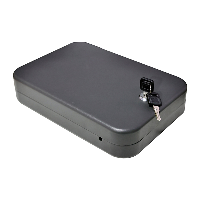 Caja de seguridad LB012K con cerradura de llave para pistola compacta