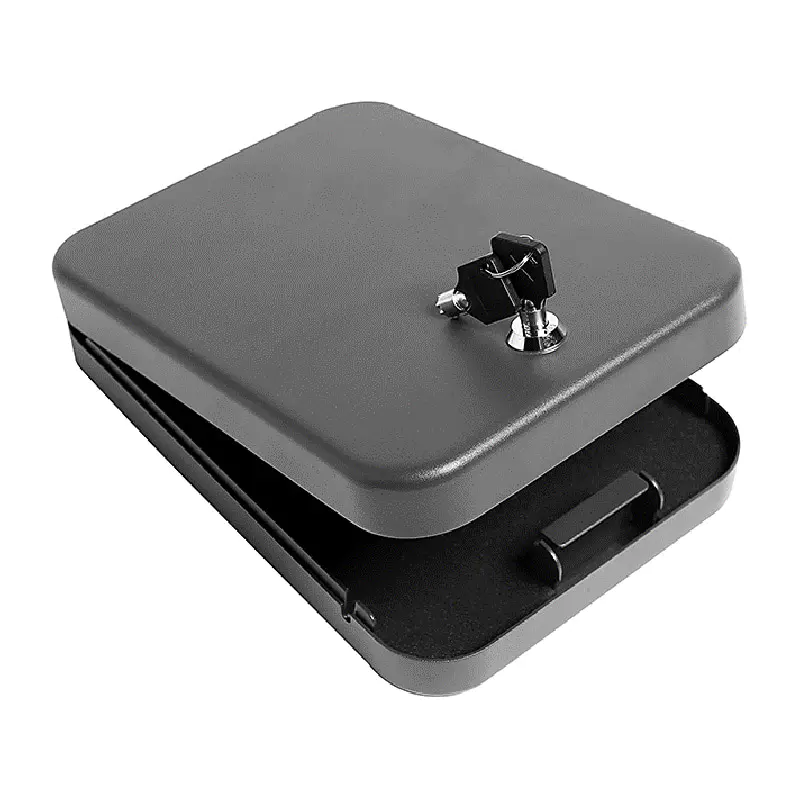 Caja de seguridad LB013K con cerradura de llave para pistola de tamaño completo